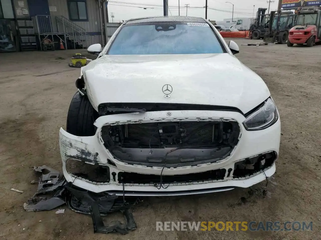 5 Photograph of a damaged car W1K6G7GB4MA043770 MERCEDES-BENZ S-CLASS 2021
