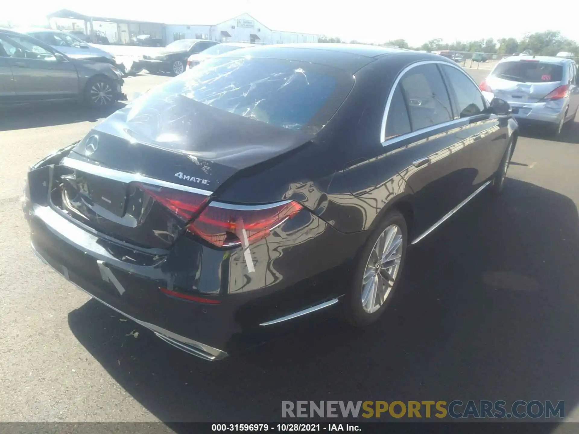 4 Photograph of a damaged car W1K6G7GB6MA018840 MERCEDES-BENZ S-CLASS 2021