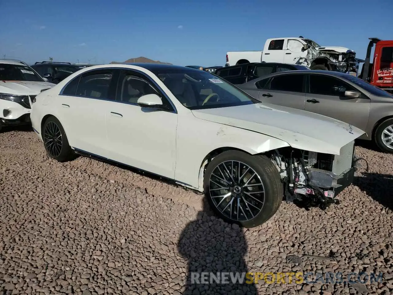 4 Photograph of a damaged car W1K6G7GB6MA036206 MERCEDES-BENZ S-CLASS 2021