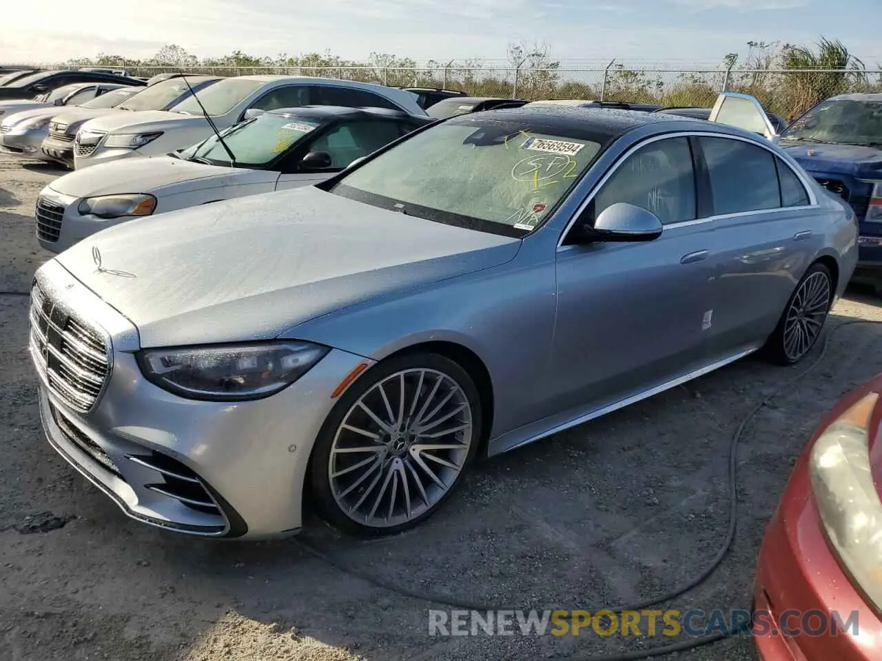 1 Photograph of a damaged car W1K6G7GB8MA032562 MERCEDES-BENZ S-CLASS 2021