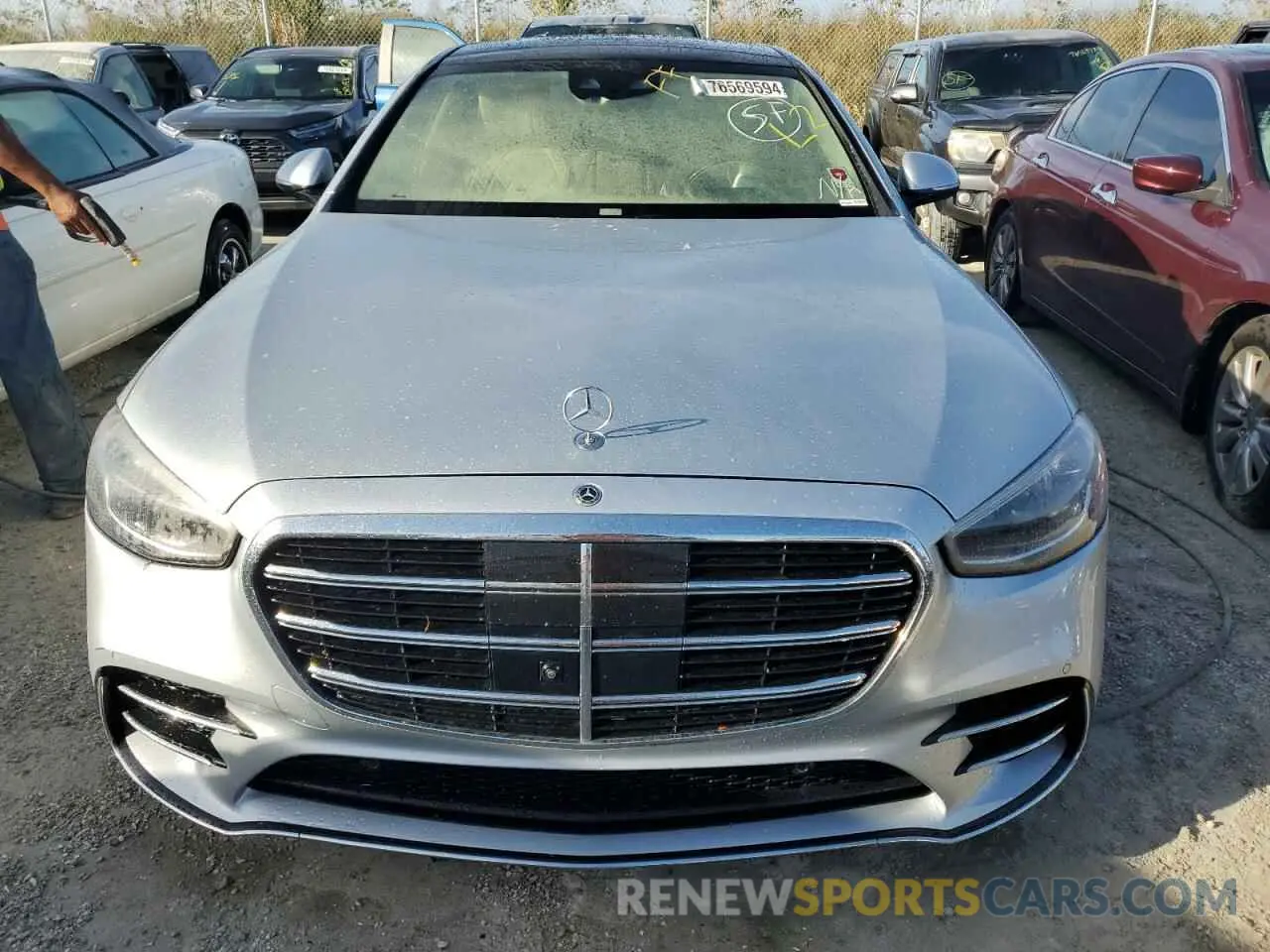 5 Photograph of a damaged car W1K6G7GB8MA032562 MERCEDES-BENZ S-CLASS 2021