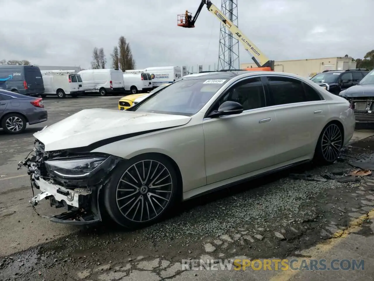 1 Photograph of a damaged car W1K6G6DB3NA165858 MERCEDES-BENZ S-CLASS 2022