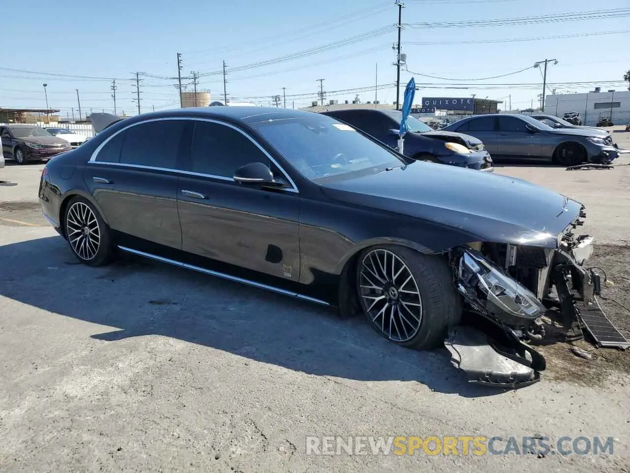 4 Photograph of a damaged car W1K6G6DB5NA119447 MERCEDES-BENZ S-CLASS 2022