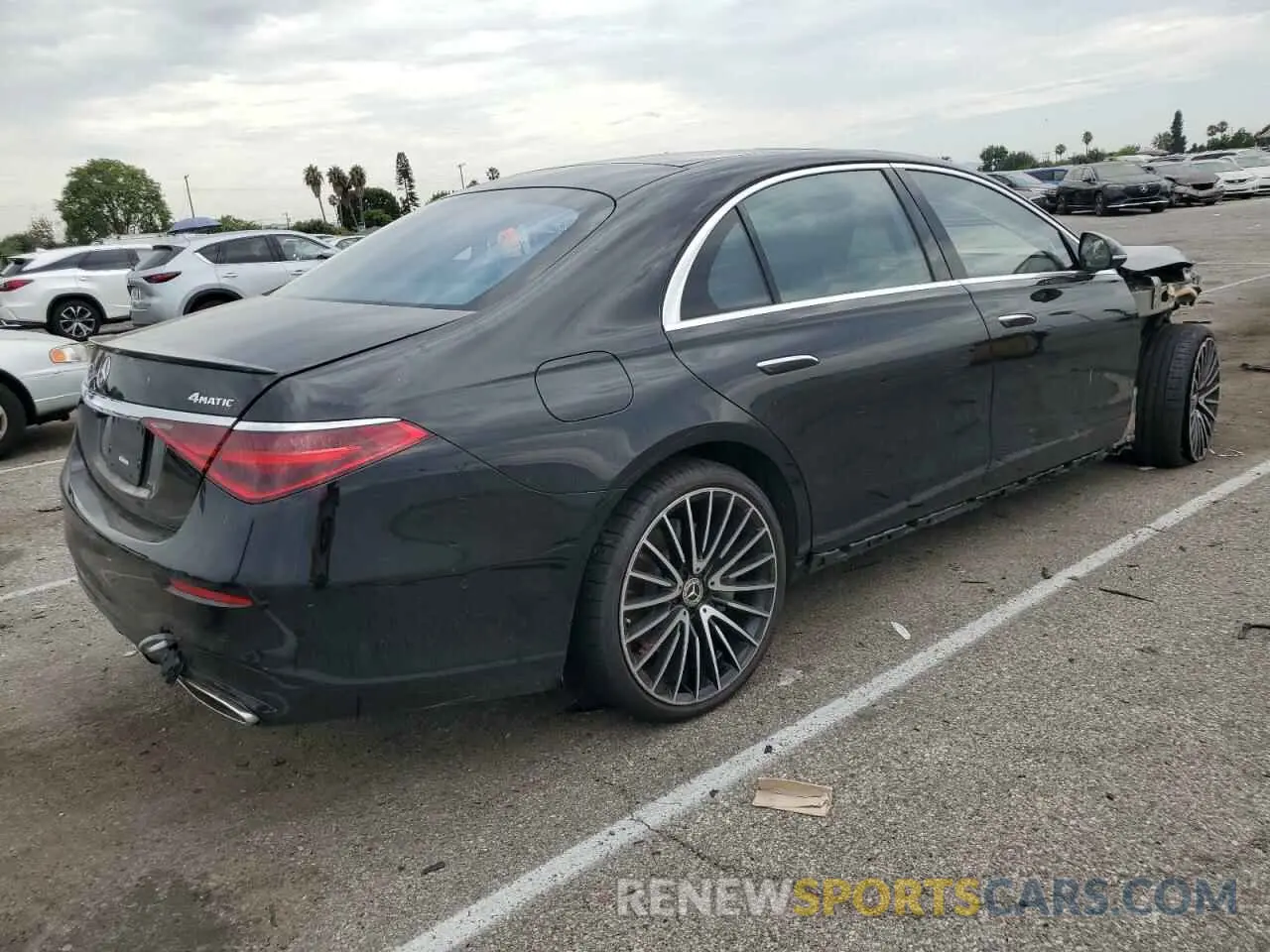 3 Photograph of a damaged car W1K6G6DB5NA159351 MERCEDES-BENZ S-CLASS 2022