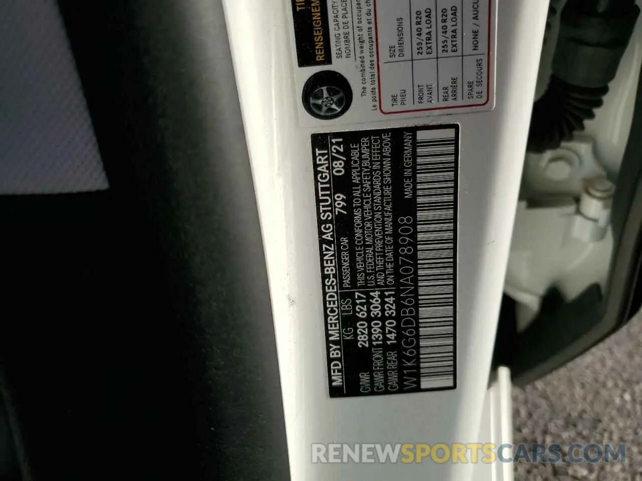 13 Photograph of a damaged car W1K6G6DB6NA078908 MERCEDES-BENZ S-CLASS 2022