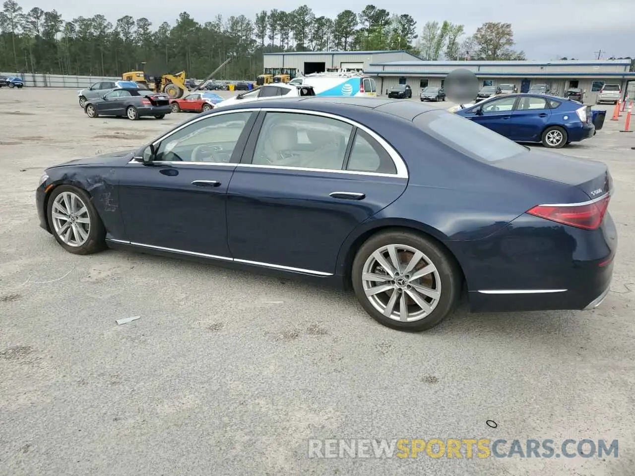 2 Photograph of a damaged car W1K6G6DB6NA156197 MERCEDES-BENZ S-CLASS 2022