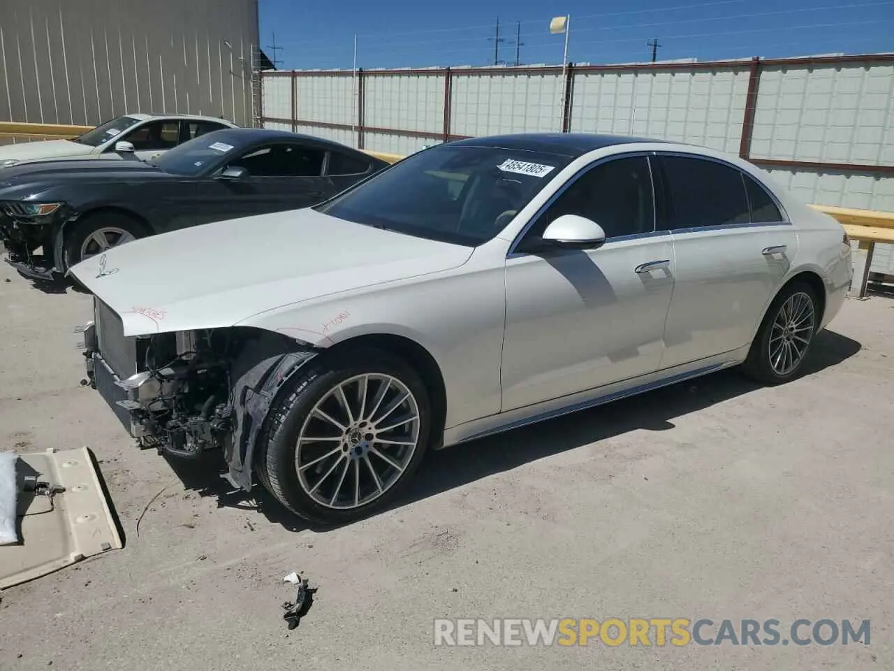 1 Photograph of a damaged car W1K6G6DB6NA157723 MERCEDES-BENZ S-CLASS 2022