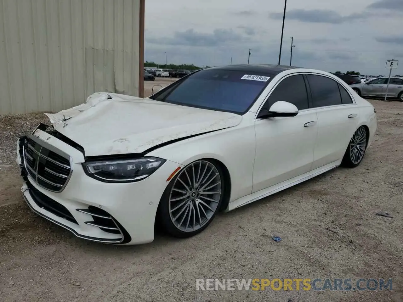 1 Photograph of a damaged car W1K6G6DBXNA166392 MERCEDES-BENZ S-CLASS 2022