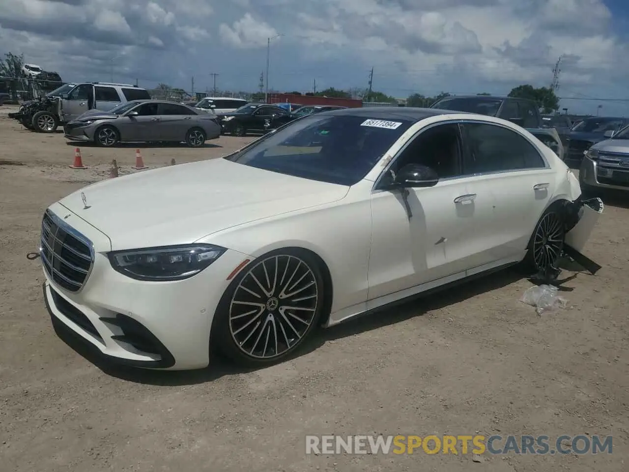 1 Photograph of a damaged car W1K6G7GB1NA080566 MERCEDES-BENZ S-CLASS 2022