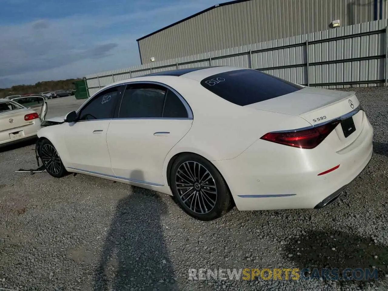 2 Photograph of a damaged car W1K6G7GB1NA130267 MERCEDES-BENZ S-CLASS 2022