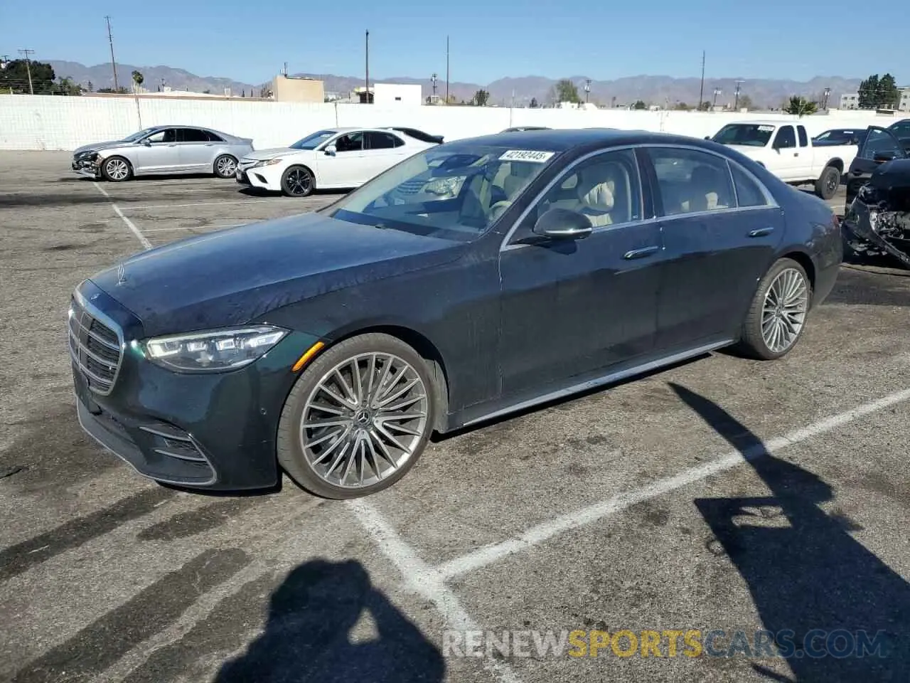 1 Photograph of a damaged car W1K6G7GB3NA155266 MERCEDES-BENZ S-CLASS 2022
