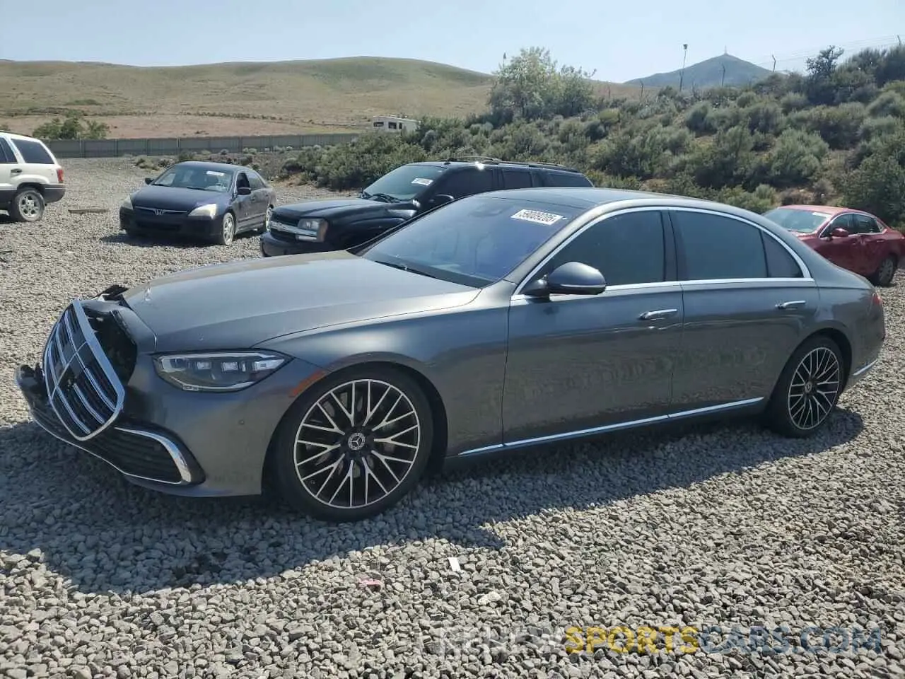 1 Photograph of a damaged car W1K6G7GB6NA097556 MERCEDES-BENZ S-CLASS 2022