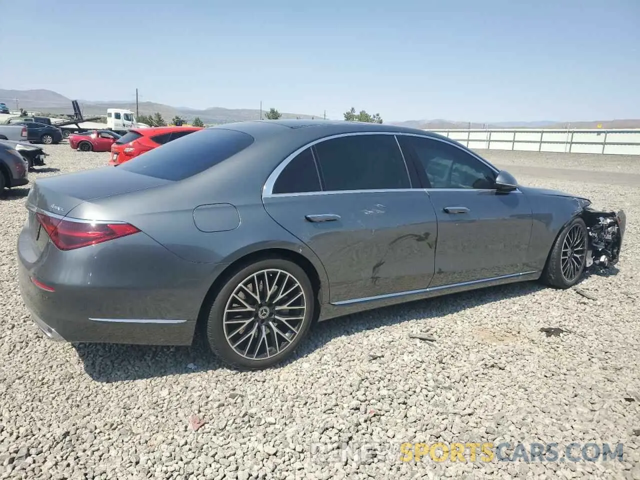 3 Photograph of a damaged car W1K6G7GB6NA097556 MERCEDES-BENZ S-CLASS 2022