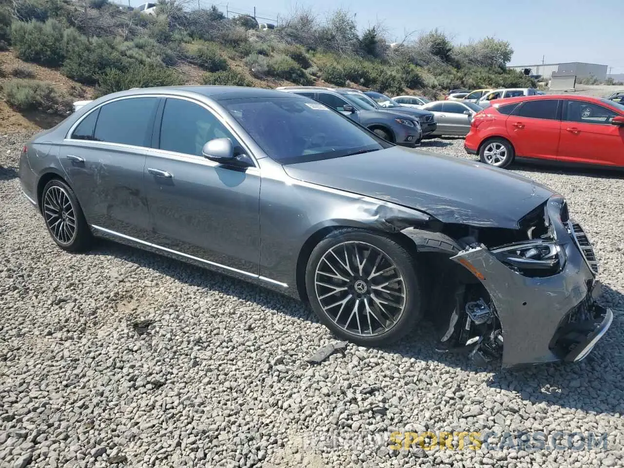 4 Photograph of a damaged car W1K6G7GB6NA097556 MERCEDES-BENZ S-CLASS 2022