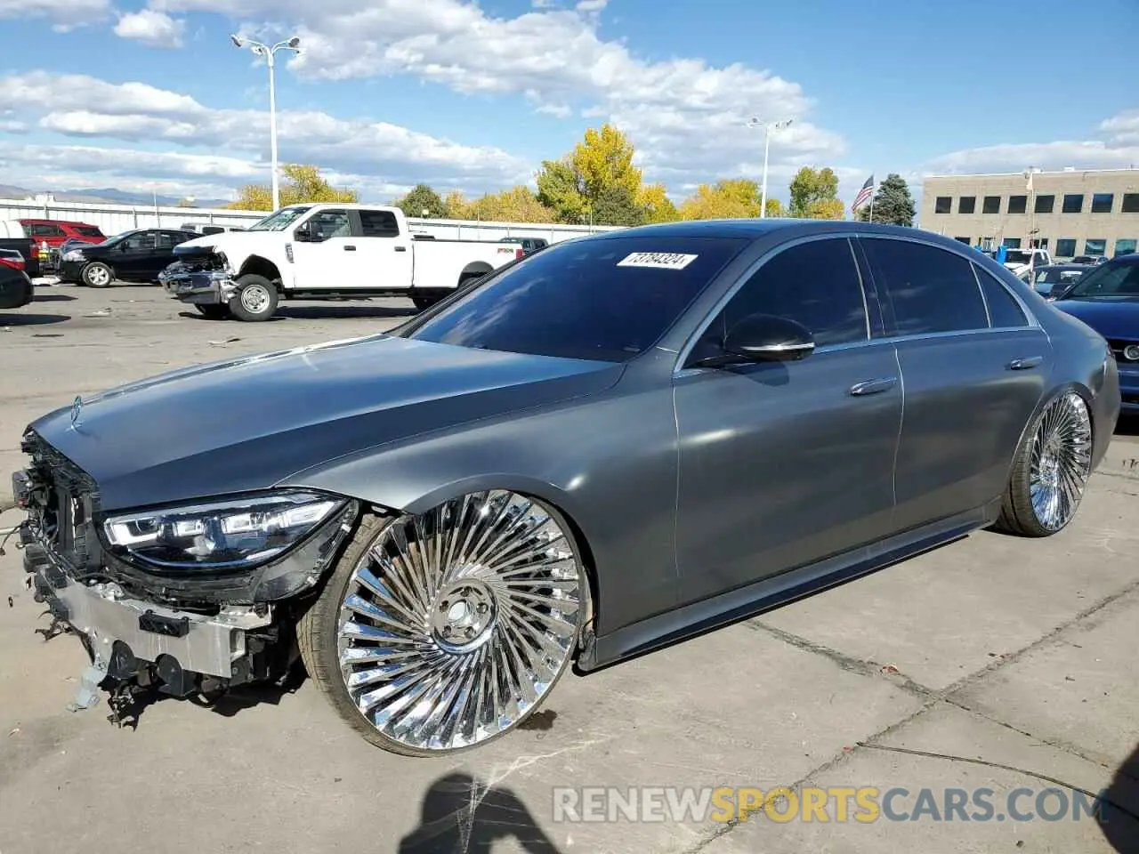 1 Photograph of a damaged car W1K6G7GB8NA105172 MERCEDES-BENZ S-CLASS 2022