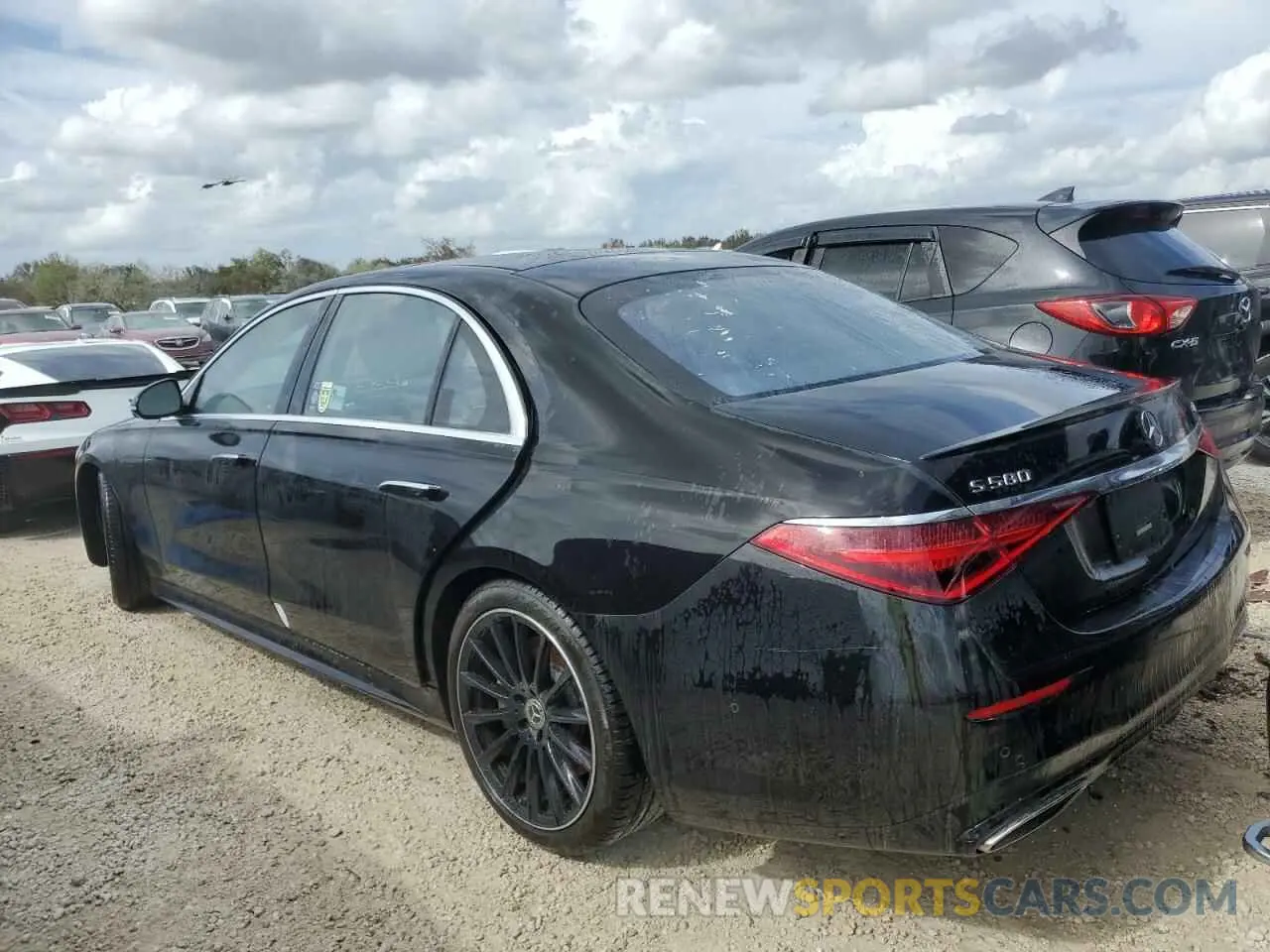 2 Photograph of a damaged car W1K6G7GB9NA129982 MERCEDES-BENZ S-CLASS 2022