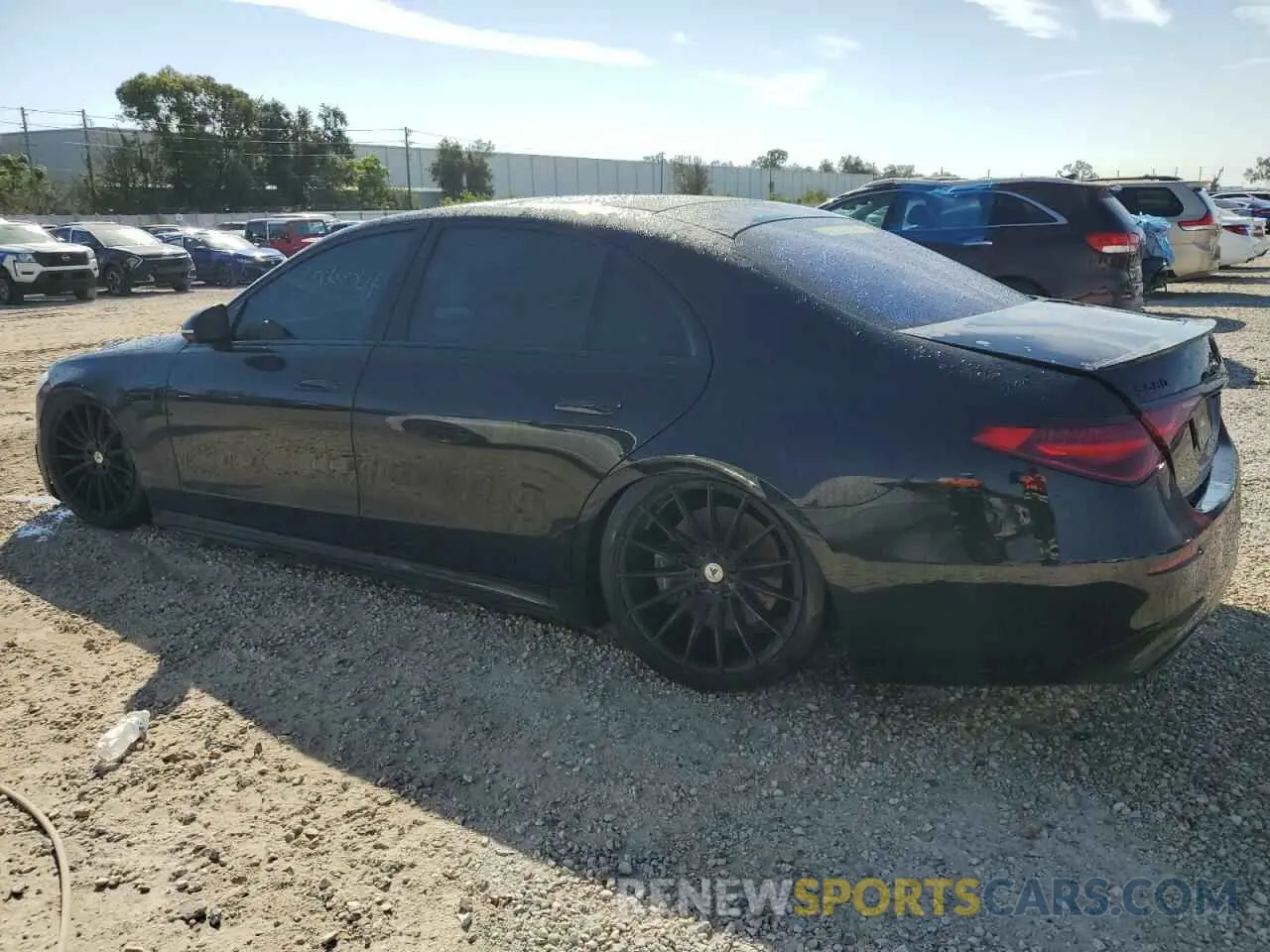 2 Photograph of a damaged car W1K6G7GBXNA078234 MERCEDES-BENZ S-CLASS 2022