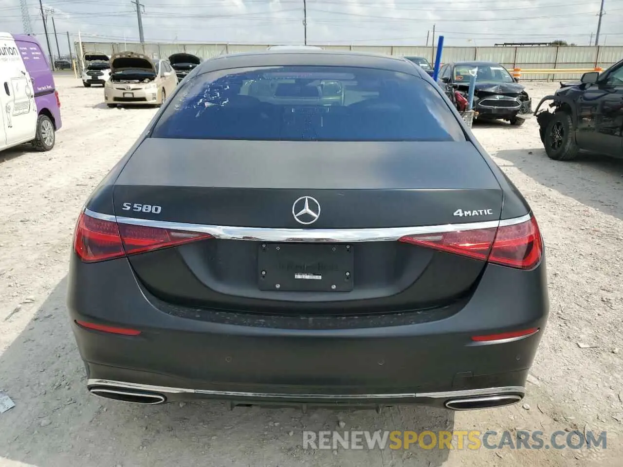 6 Photograph of a damaged car W1K6G7GBXNA133586 MERCEDES-BENZ S-CLASS 2022