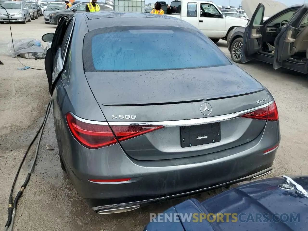 6 Photograph of a damaged car W1K6G6DB2PA187787 MERCEDES-BENZ S-CLASS 2023