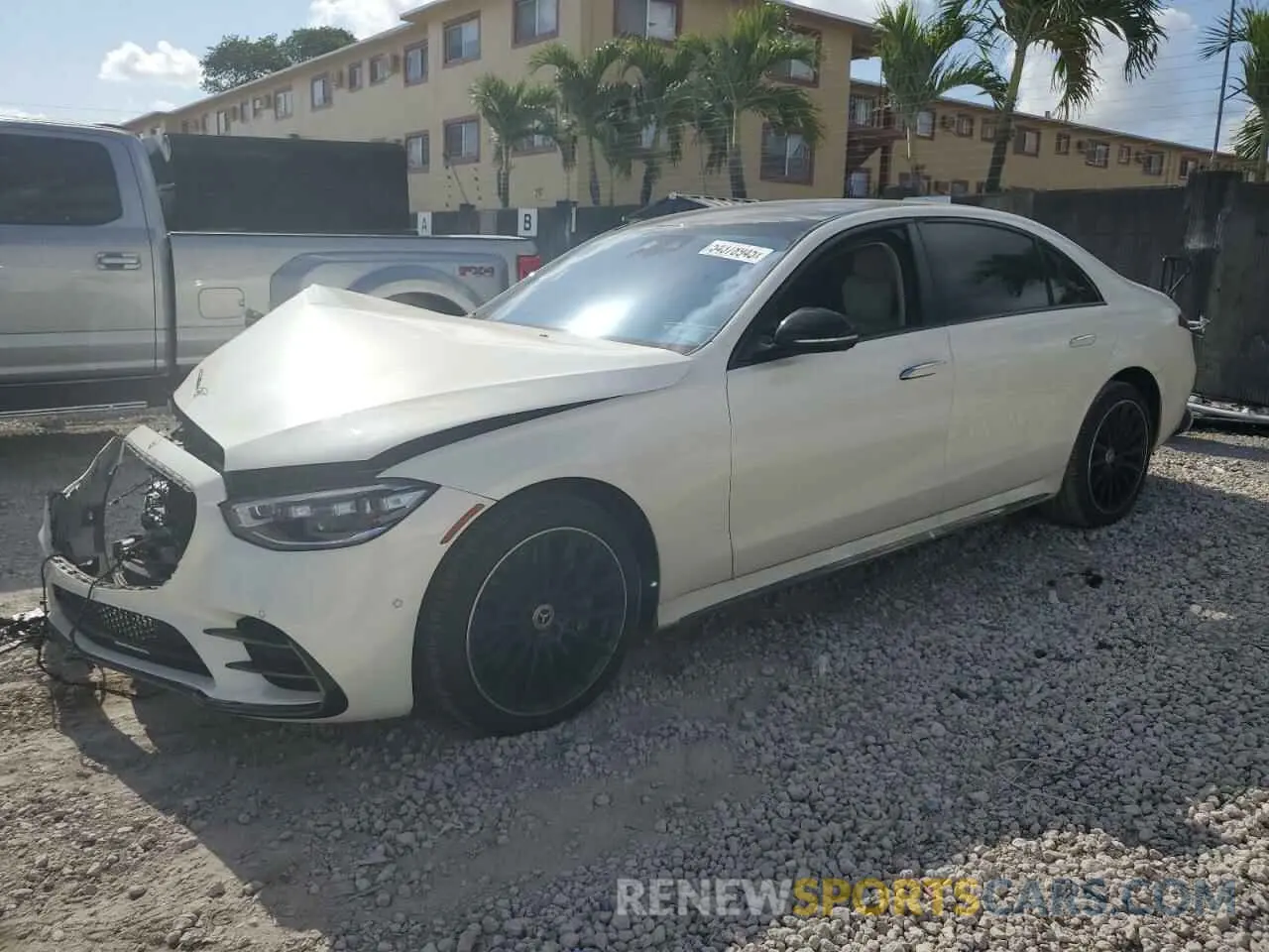 1 Photograph of a damaged car W1K6G7GB0PA176076 MERCEDES-BENZ S-CLASS 2023
