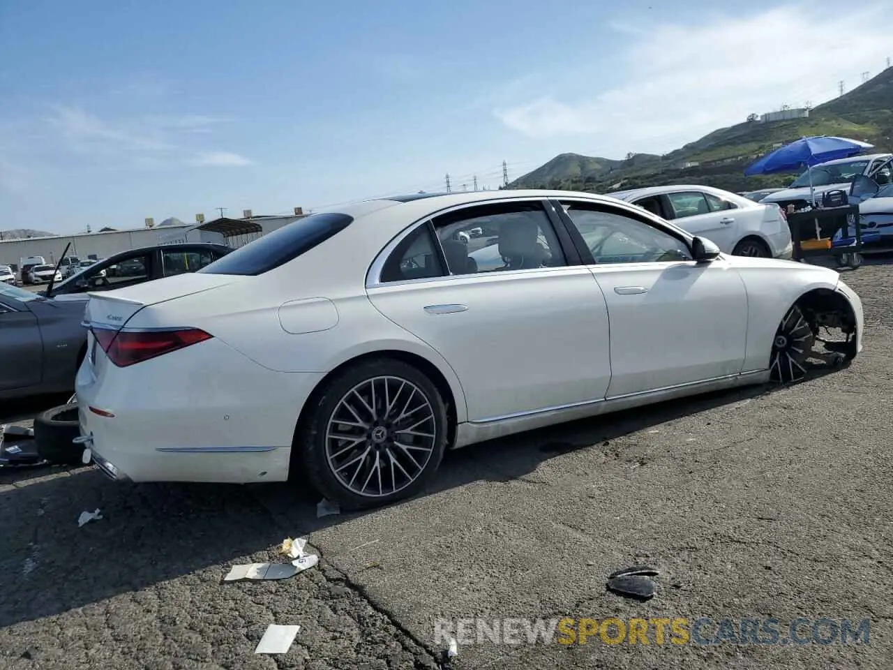 3 Photograph of a damaged car W1K6G7GB2PA197799 MERCEDES-BENZ S-CLASS 2023