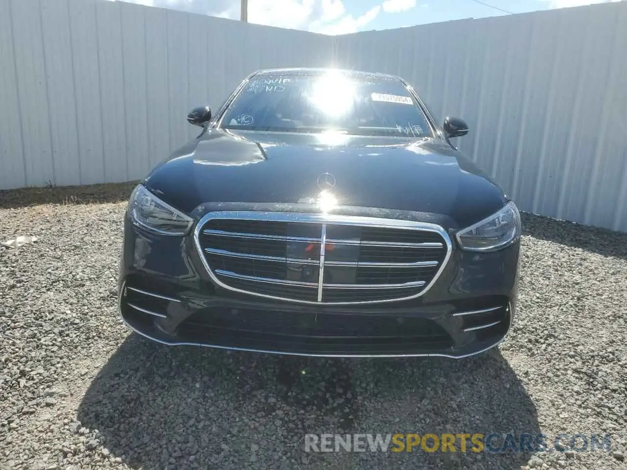 5 Photograph of a damaged car W1K6G7GB3PA170109 MERCEDES-BENZ S-CLASS 2023
