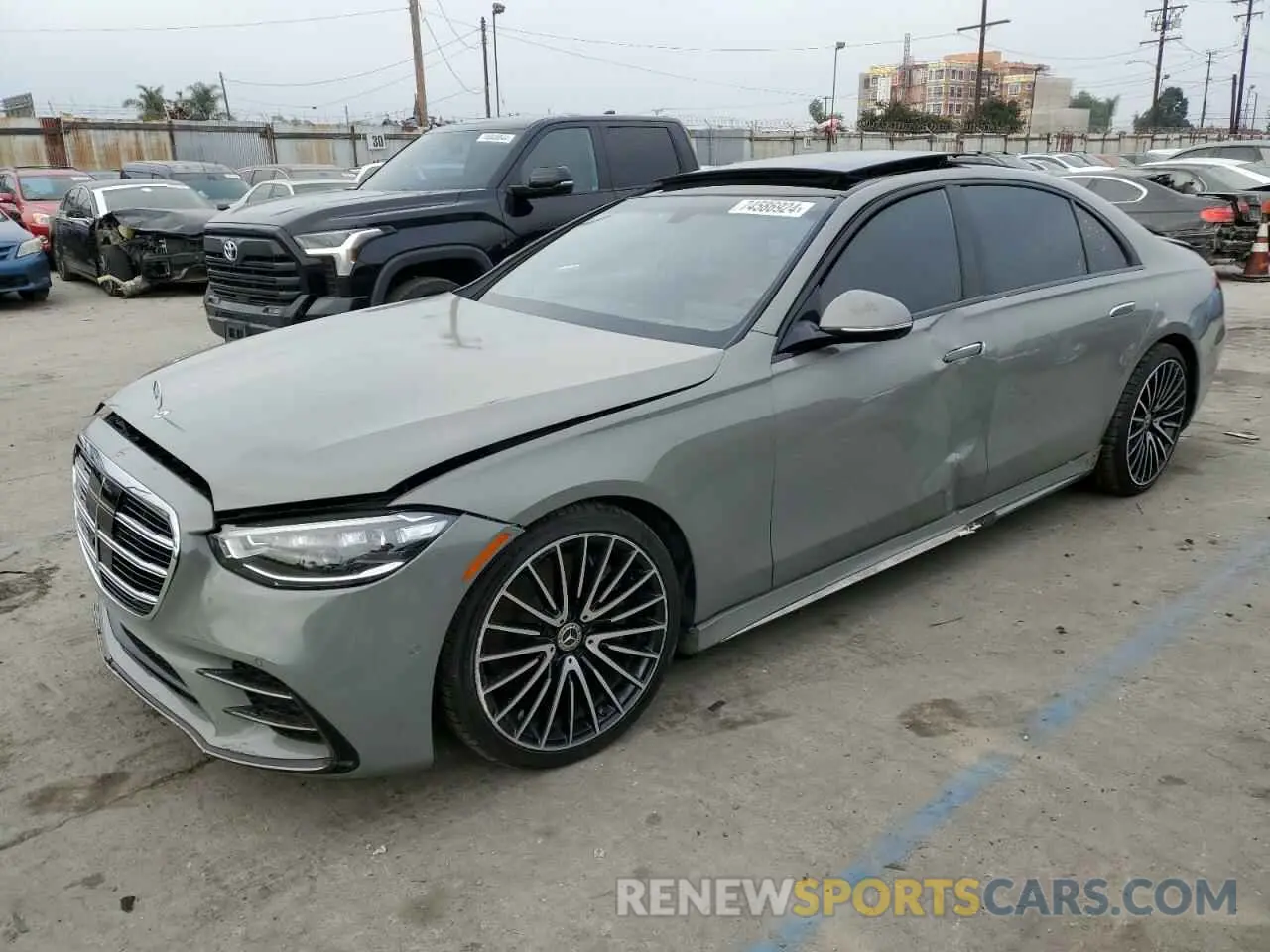 1 Photograph of a damaged car W1K6G7GB4PA181667 MERCEDES-BENZ S-CLASS 2023