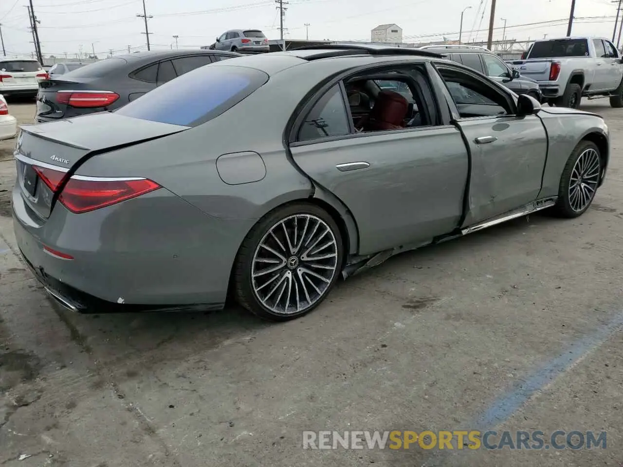 3 Photograph of a damaged car W1K6G7GB4PA181667 MERCEDES-BENZ S-CLASS 2023