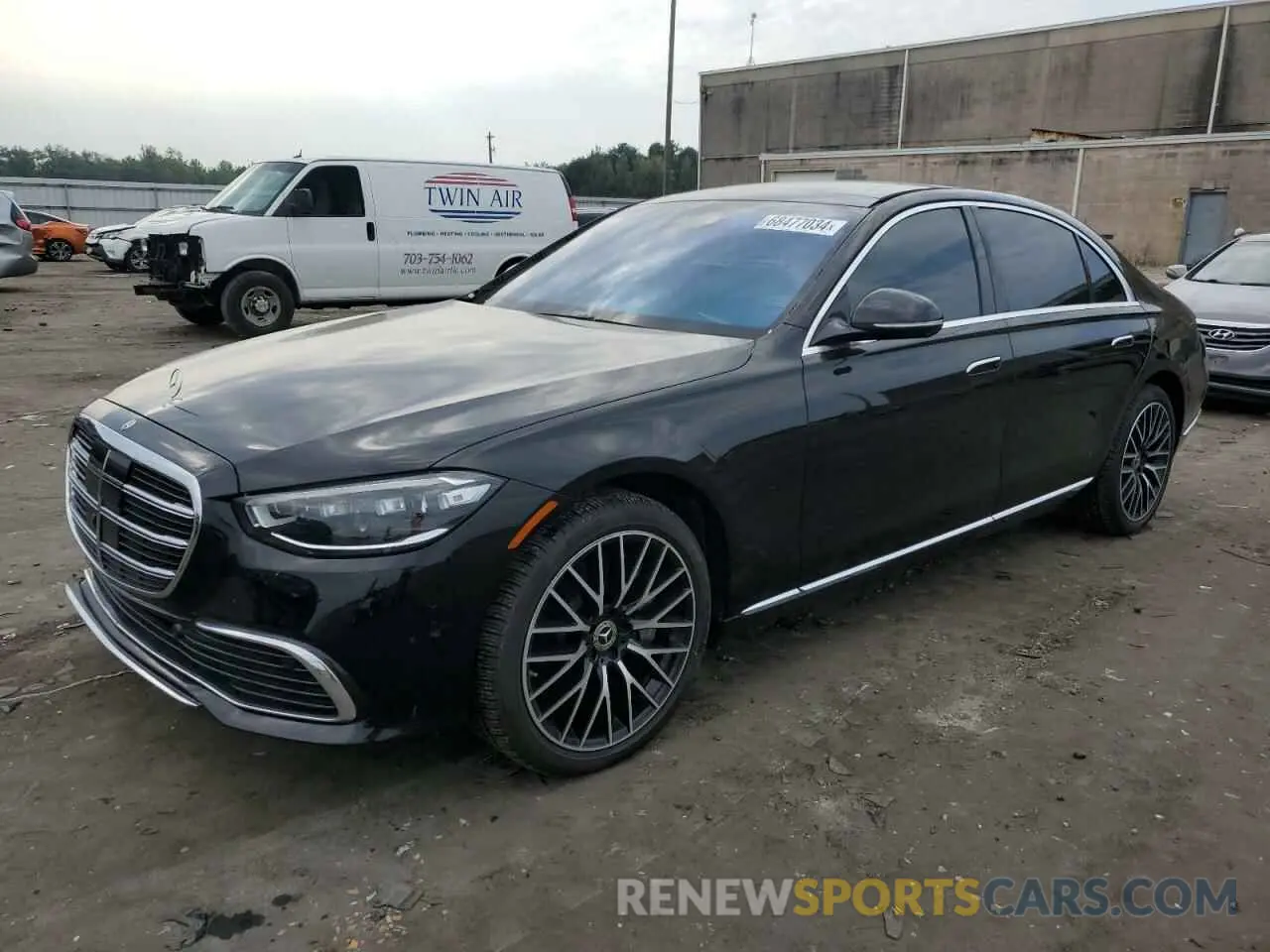 1 Photograph of a damaged car W1K6G7GB6PA172159 MERCEDES-BENZ S-CLASS 2023