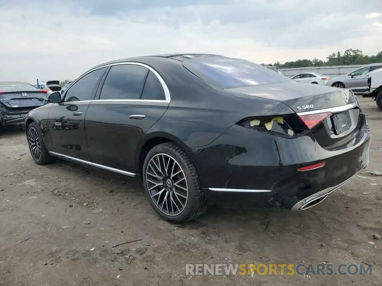 2 Photograph of a damaged car W1K6G7GB6PA172159 MERCEDES-BENZ S-CLASS 2023