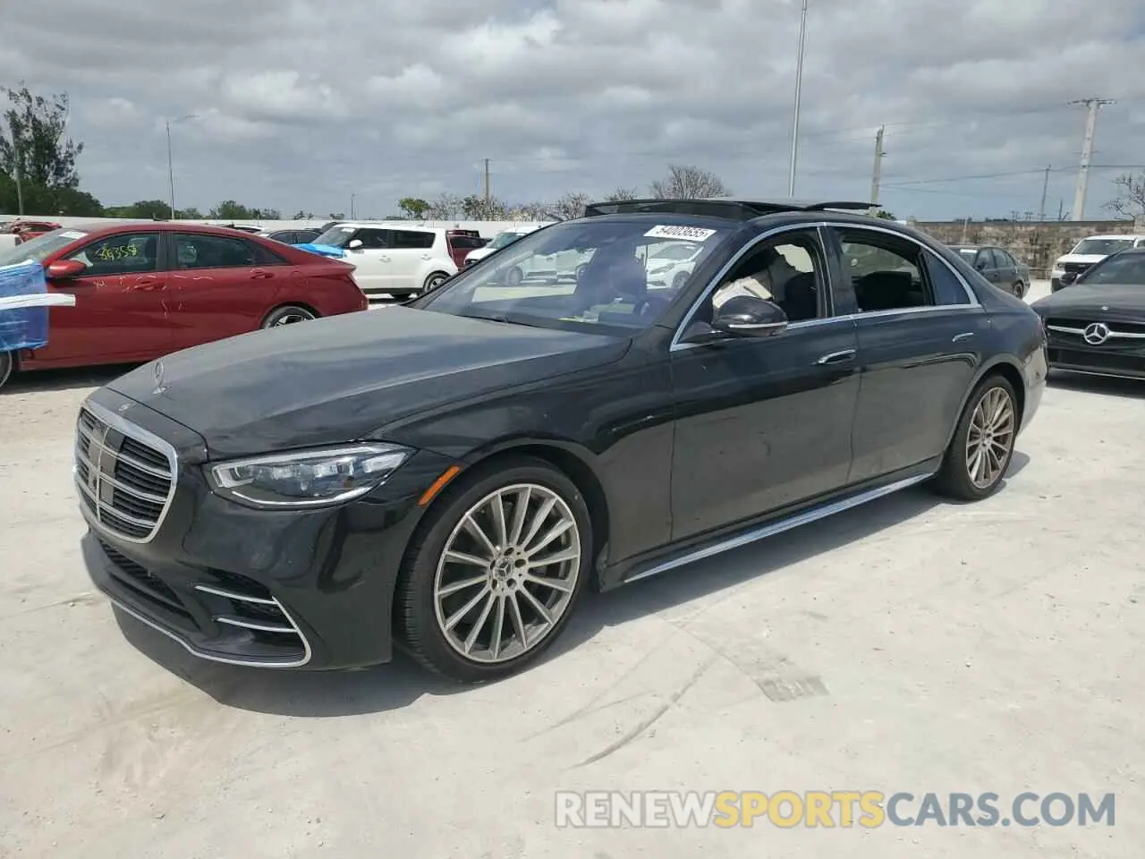 1 Photograph of a damaged car W1K6G7GB7PA167777 MERCEDES-BENZ S-CLASS 2023