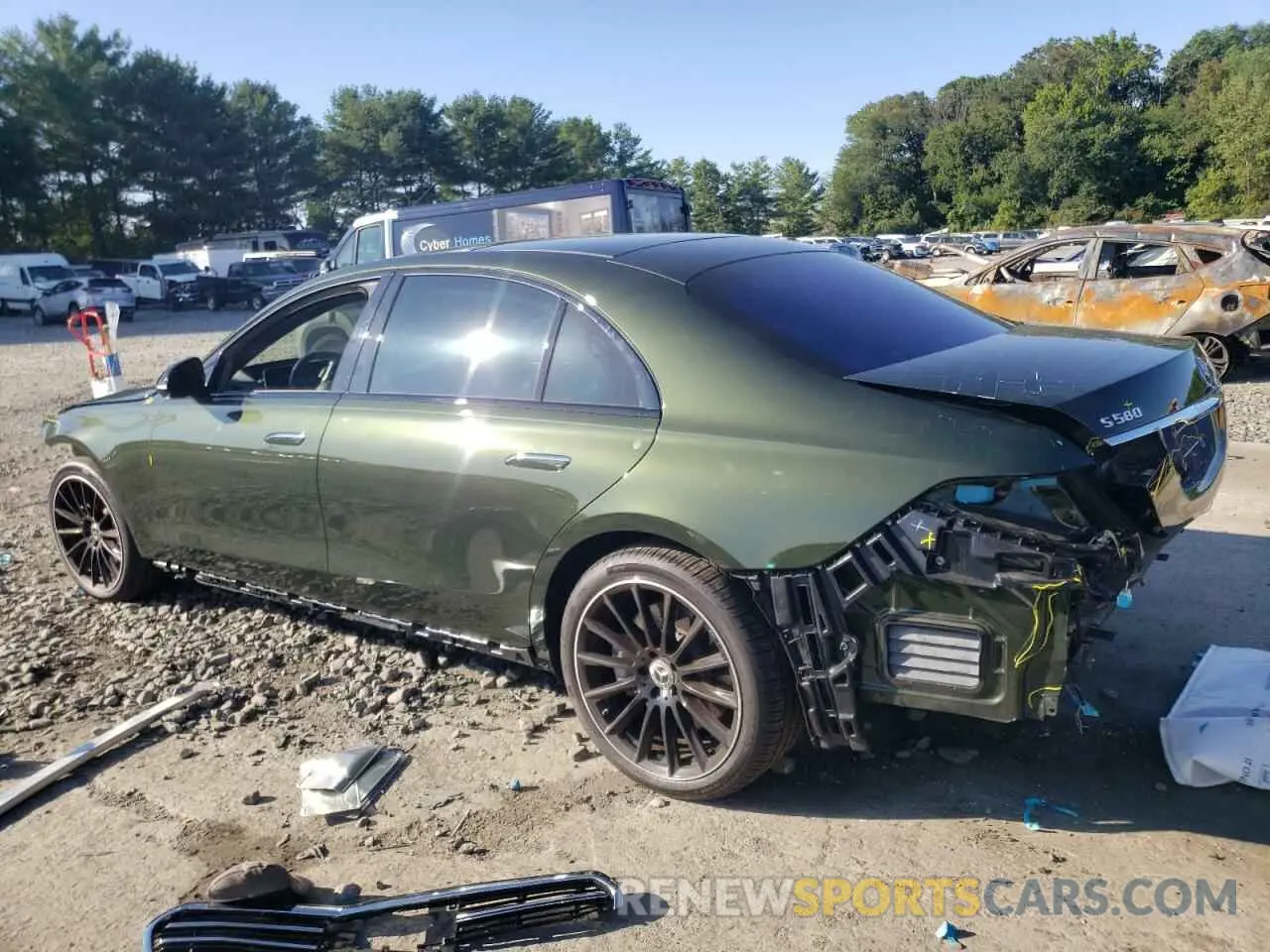 2 Photograph of a damaged car W1K6G7GB9PA198643 MERCEDES-BENZ S-CLASS 2023
