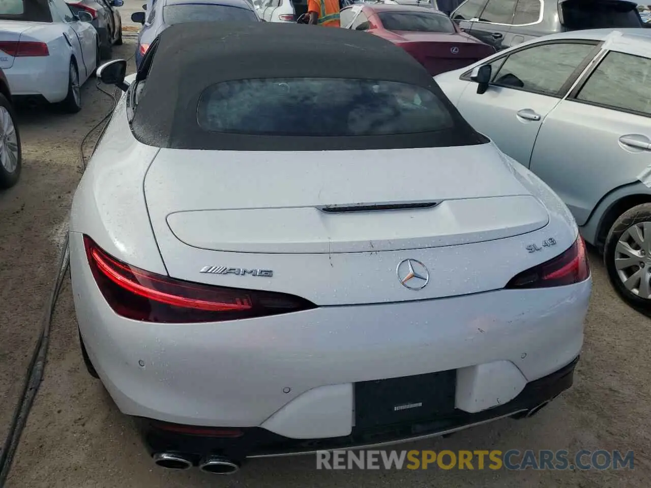 6 Photograph of a damaged car W1KVK5AB8PF019843 MERCEDES-BENZ SL 43 AMG 2023