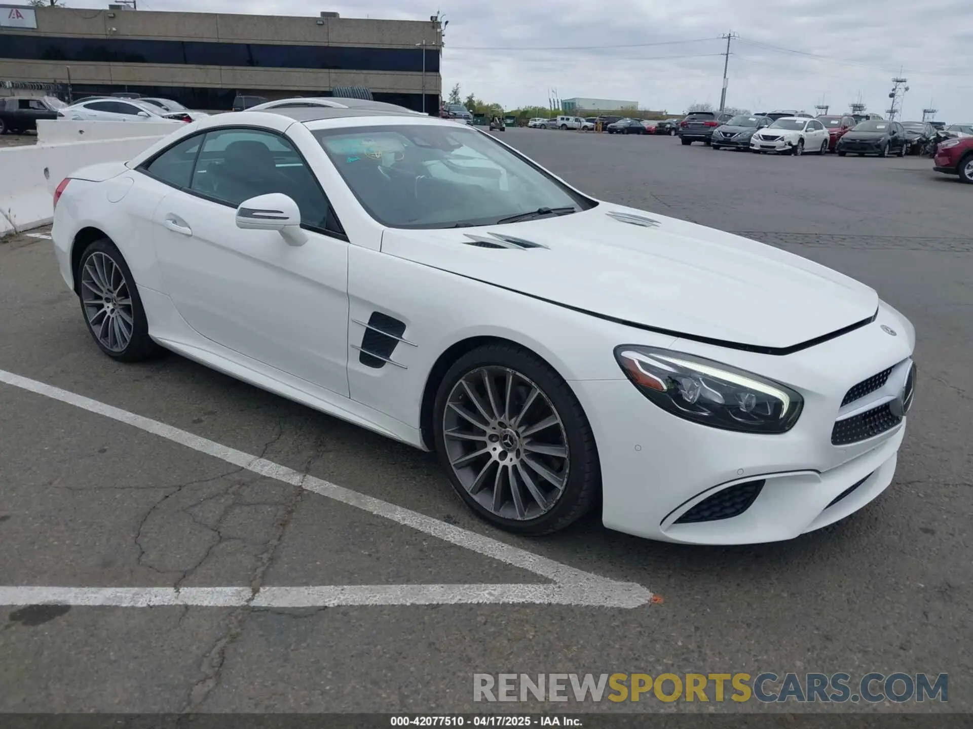 1 Photograph of a damaged car WDDJK6GAXKF055657 MERCEDES-BENZ SL 450 2019