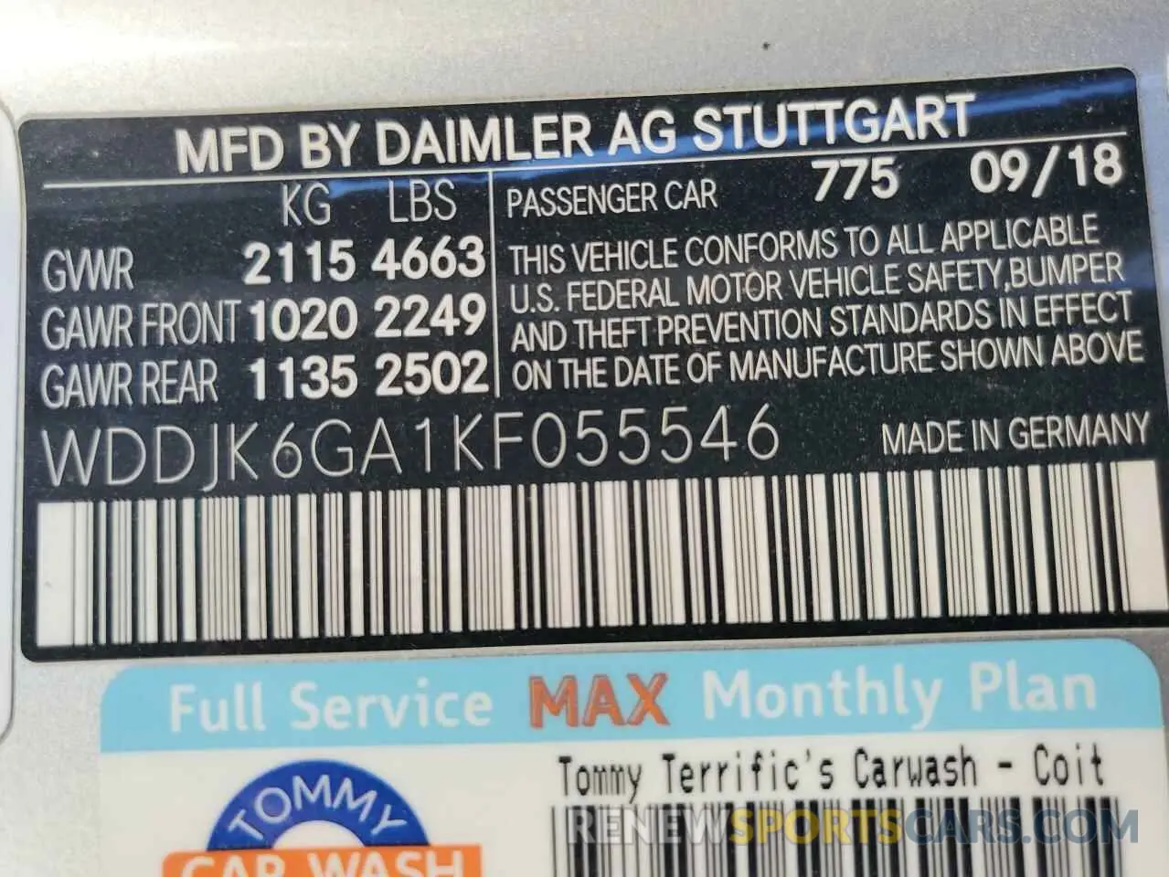 13 Photograph of a damaged car WDDJK6GA1KF055546 MERCEDES-BENZ SL-CLASS 2019