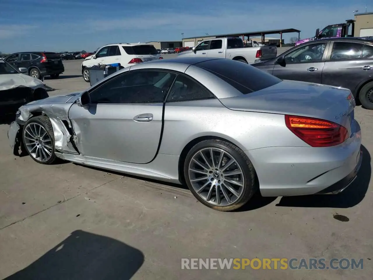 2 Photograph of a damaged car WDDJK6GA1KF055546 MERCEDES-BENZ SL-CLASS 2019