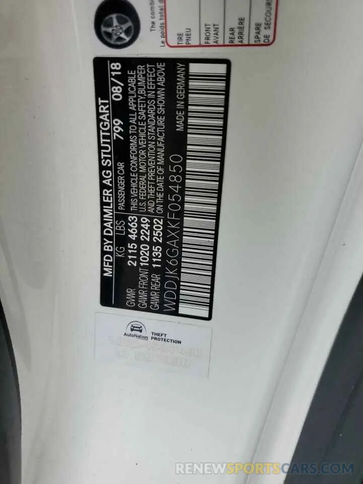 13 Photograph of a damaged car WDDJK6GAXKF054850 MERCEDES-BENZ SL-CLASS 2019
