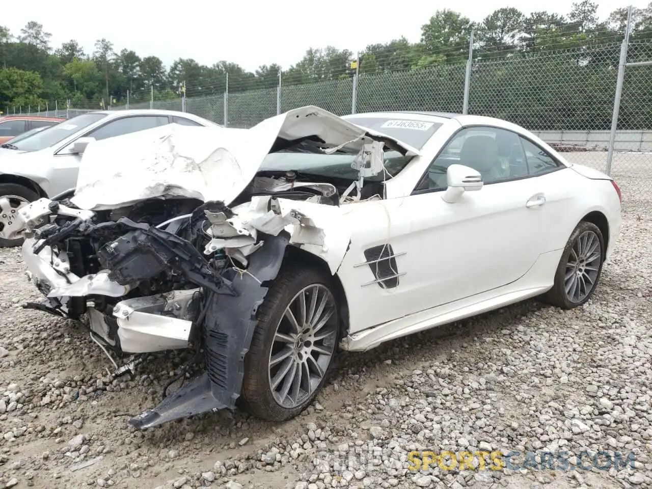 1 Photograph of a damaged car WDDJK6GAXKF058431 MERCEDES-BENZ SL-CLASS 2019