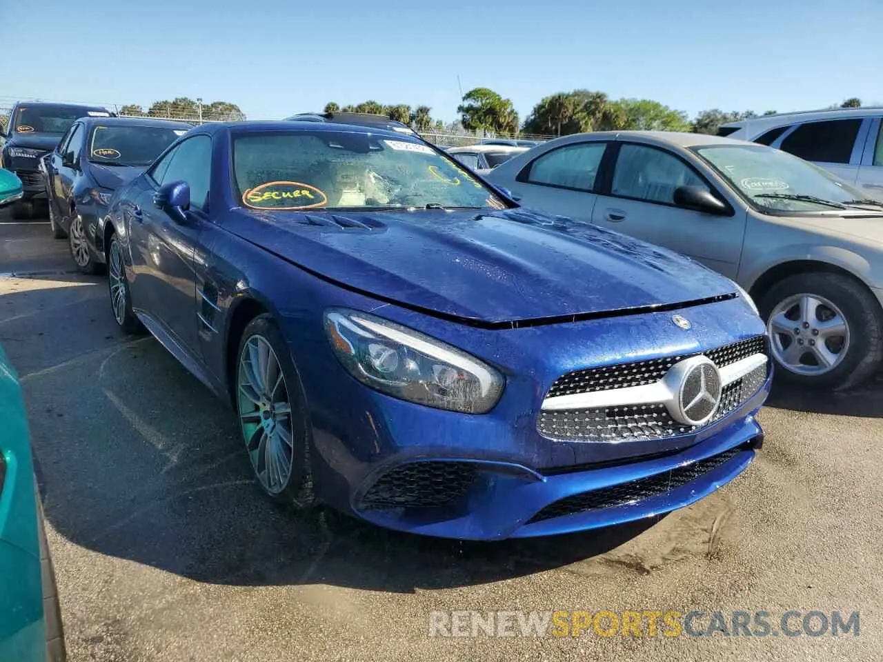 1 Photograph of a damaged car WDDJK7DA7KF057568 MERCEDES-BENZ SL-CLASS 2019