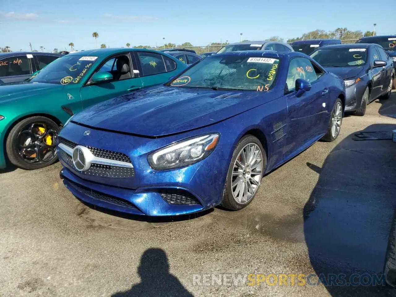 2 Photograph of a damaged car WDDJK7DA7KF057568 MERCEDES-BENZ SL-CLASS 2019