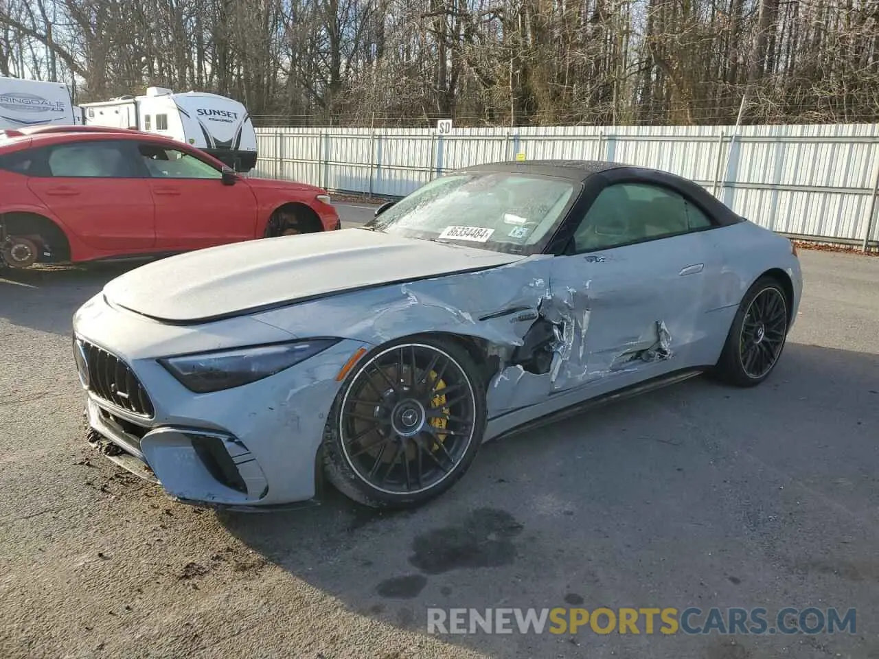 1 Photograph of a damaged car W1KVK8BB5NF001118 MERCEDES-BENZ SL-CLASS 2022