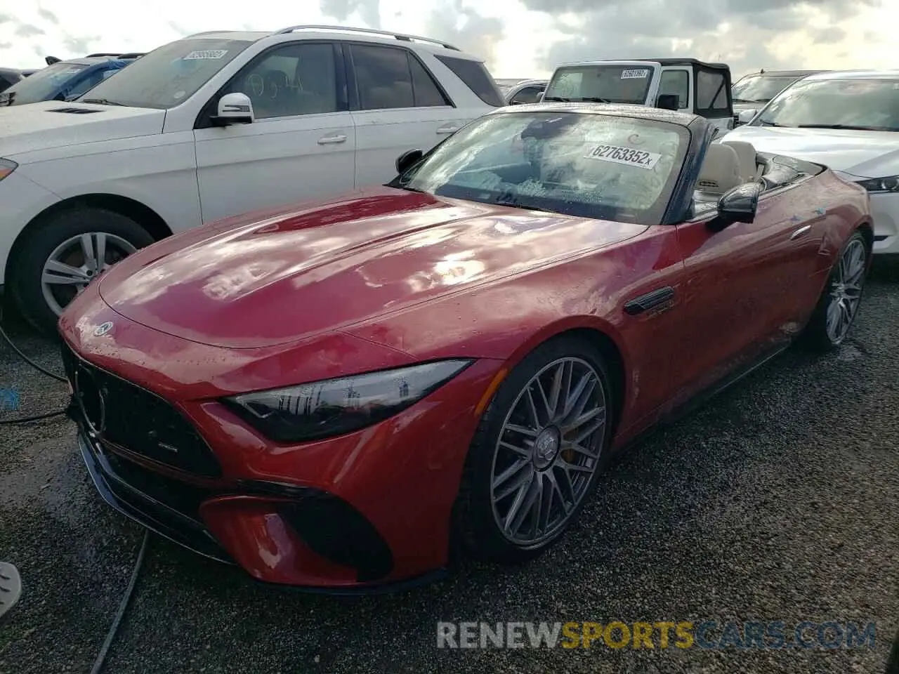 2 Photograph of a damaged car W1KVK8BB8NF005048 MERCEDES-BENZ SL-CLASS 2022