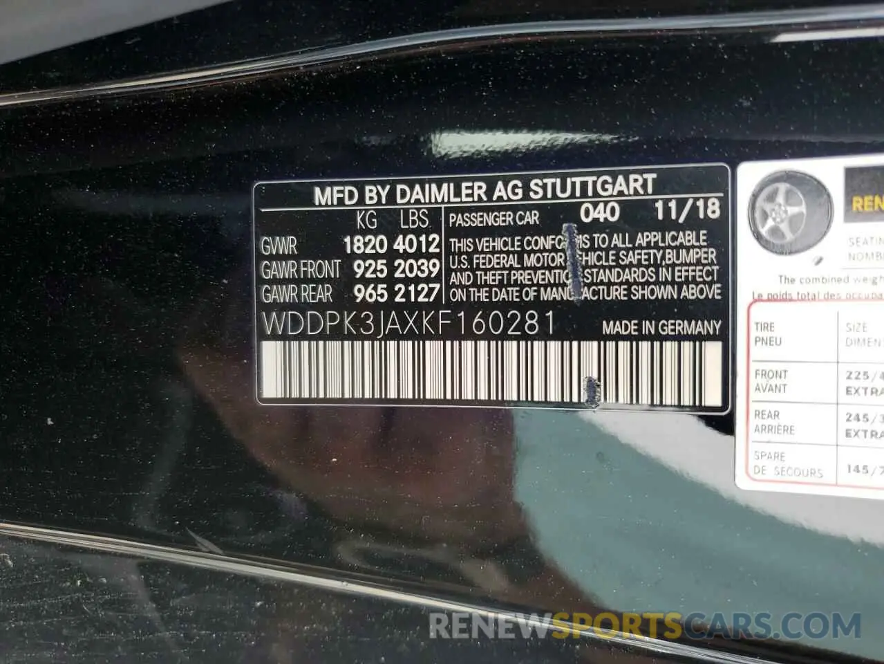 12 Photograph of a damaged car WDDPK3JAXKF160281 MERCEDES-BENZ SLC-CLASS 2019