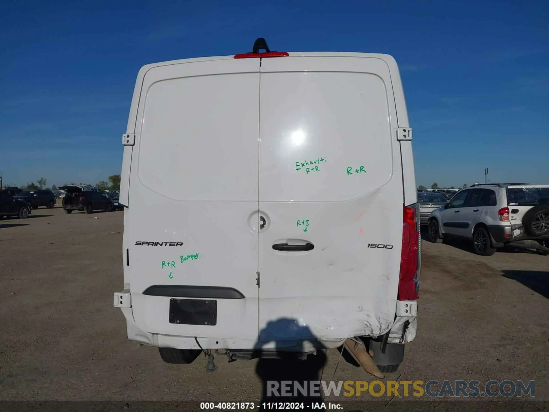 16 Photograph of a damaged car W1Y70BGY9LT038220 MERCEDES-BENZ SPRINTER 1500 2020