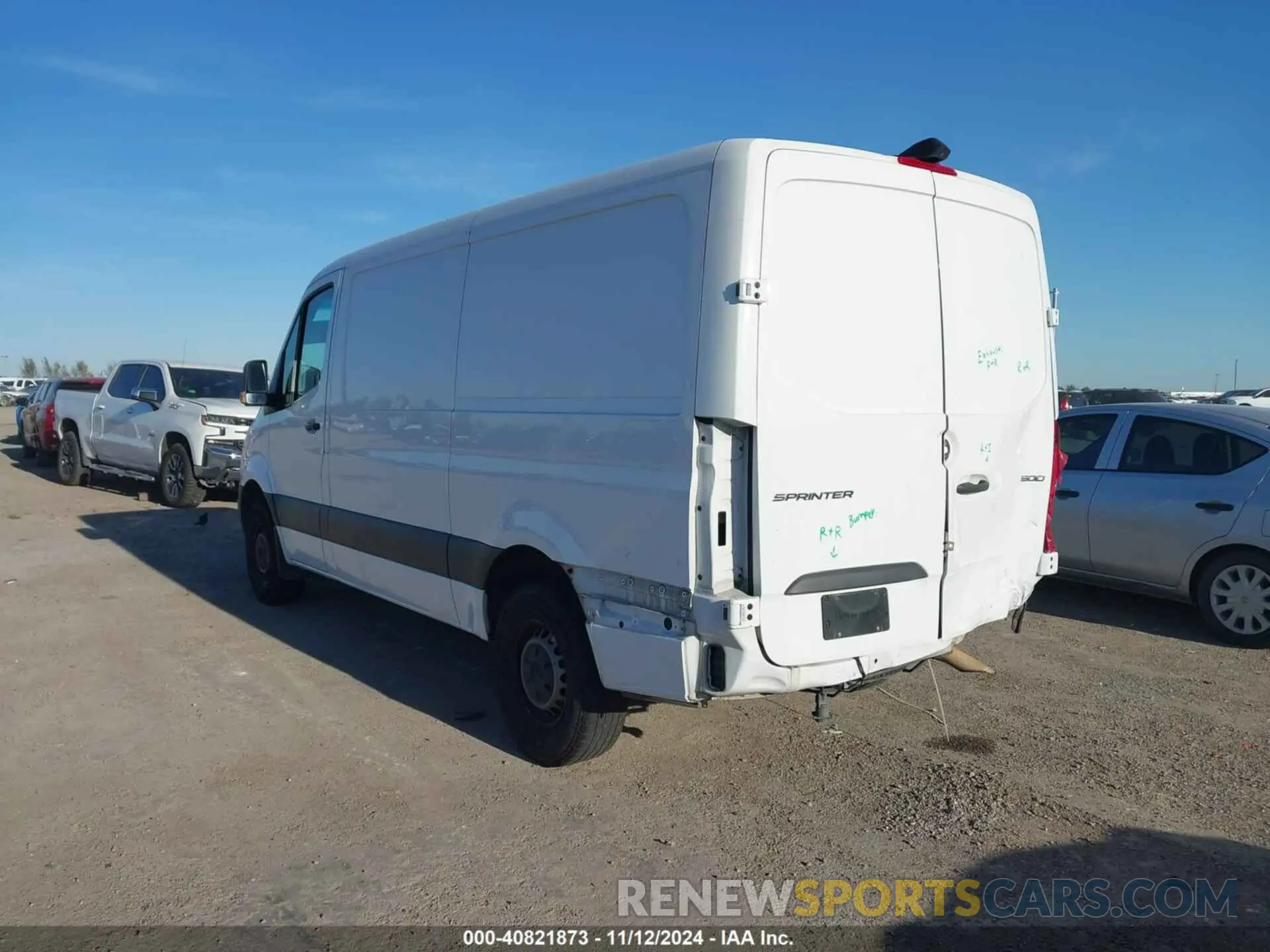 3 Photograph of a damaged car W1Y70BGY9LT038220 MERCEDES-BENZ SPRINTER 1500 2020
