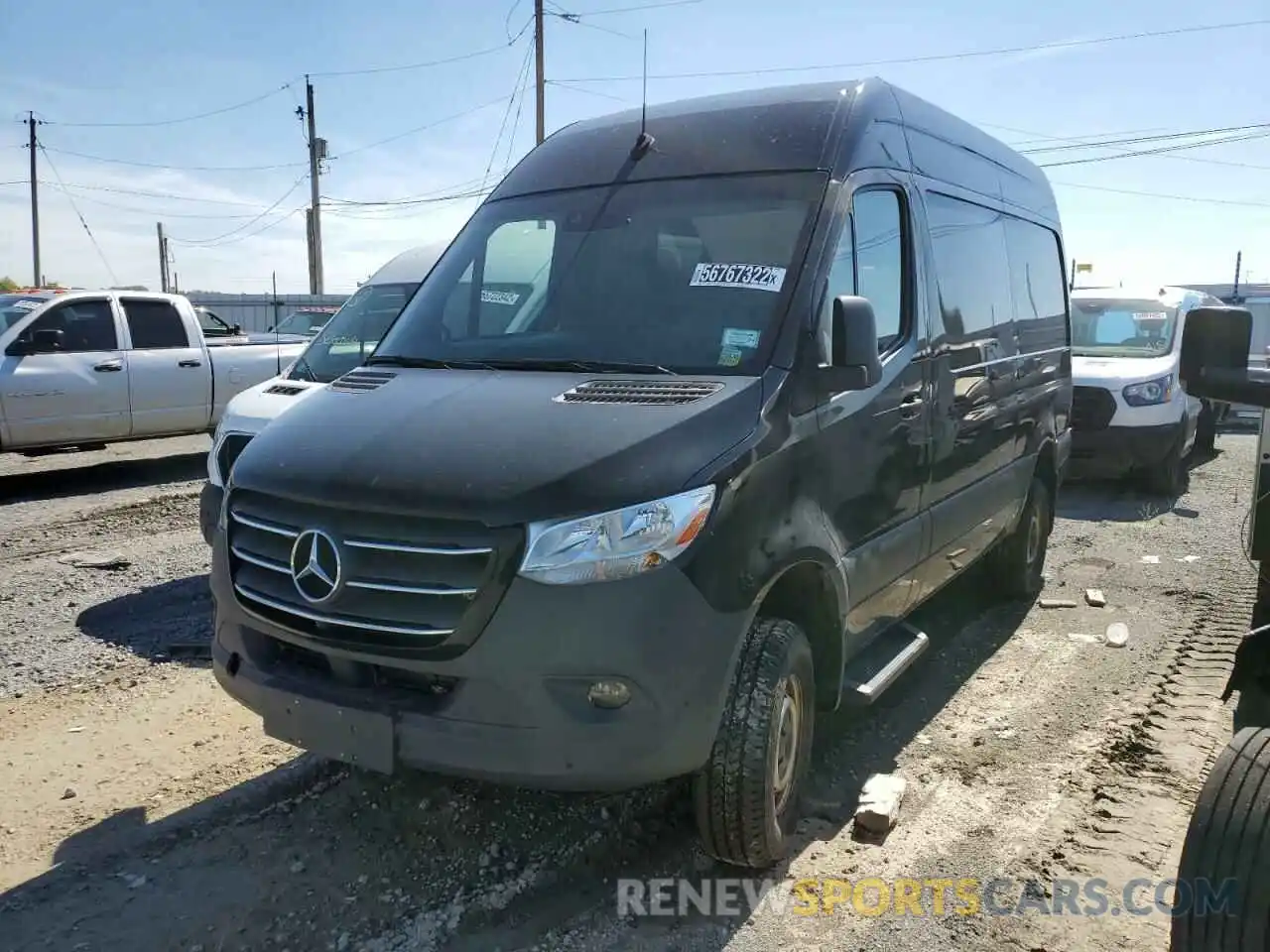 2 Photograph of a damaged car W1Y4EBVY3KP192887 MERCEDES-BENZ SPRINTER 2019