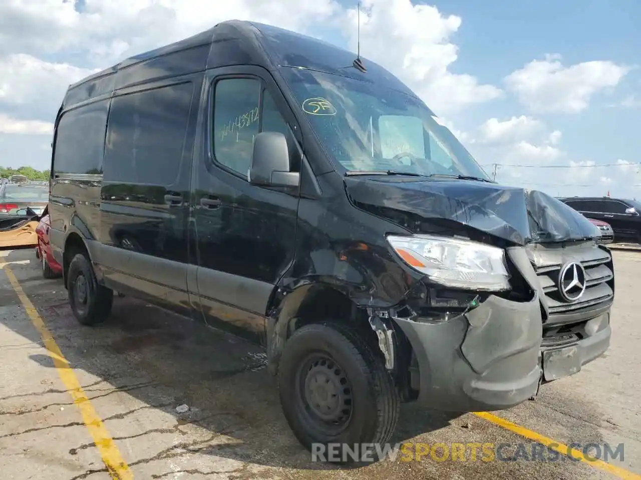 1 Photograph of a damaged car W1Y4EBVYXKT018922 MERCEDES-BENZ SPRINTER 2019