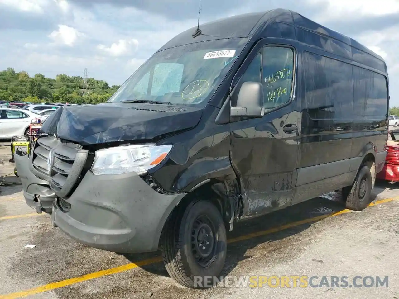 2 Photograph of a damaged car W1Y4EBVYXKT018922 MERCEDES-BENZ SPRINTER 2019