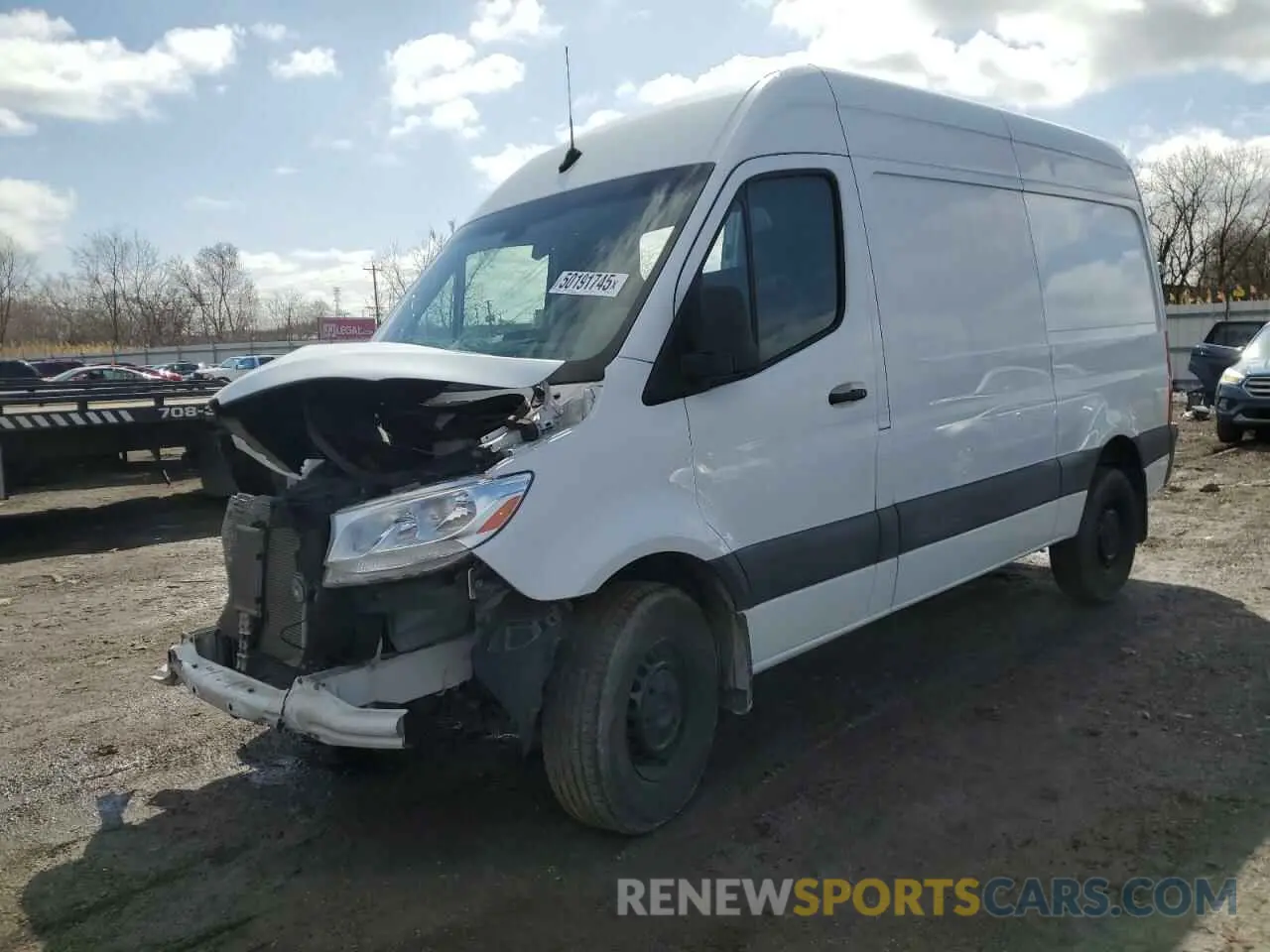 1 Photograph of a damaged car WD3PF0CD5KP162982 MERCEDES-BENZ SPRINTER 2019