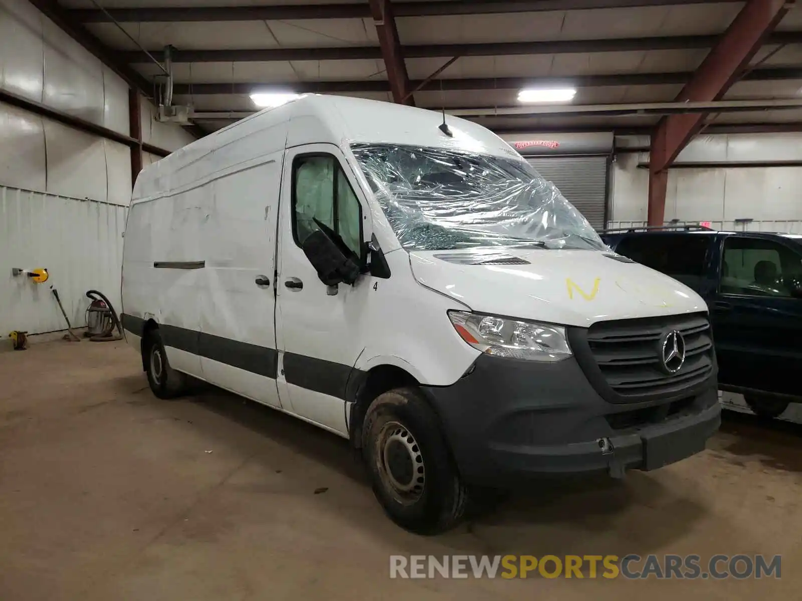 1 Photograph of a damaged car WD3PF1CD0KP026782 MERCEDES-BENZ SPRINTER 2019